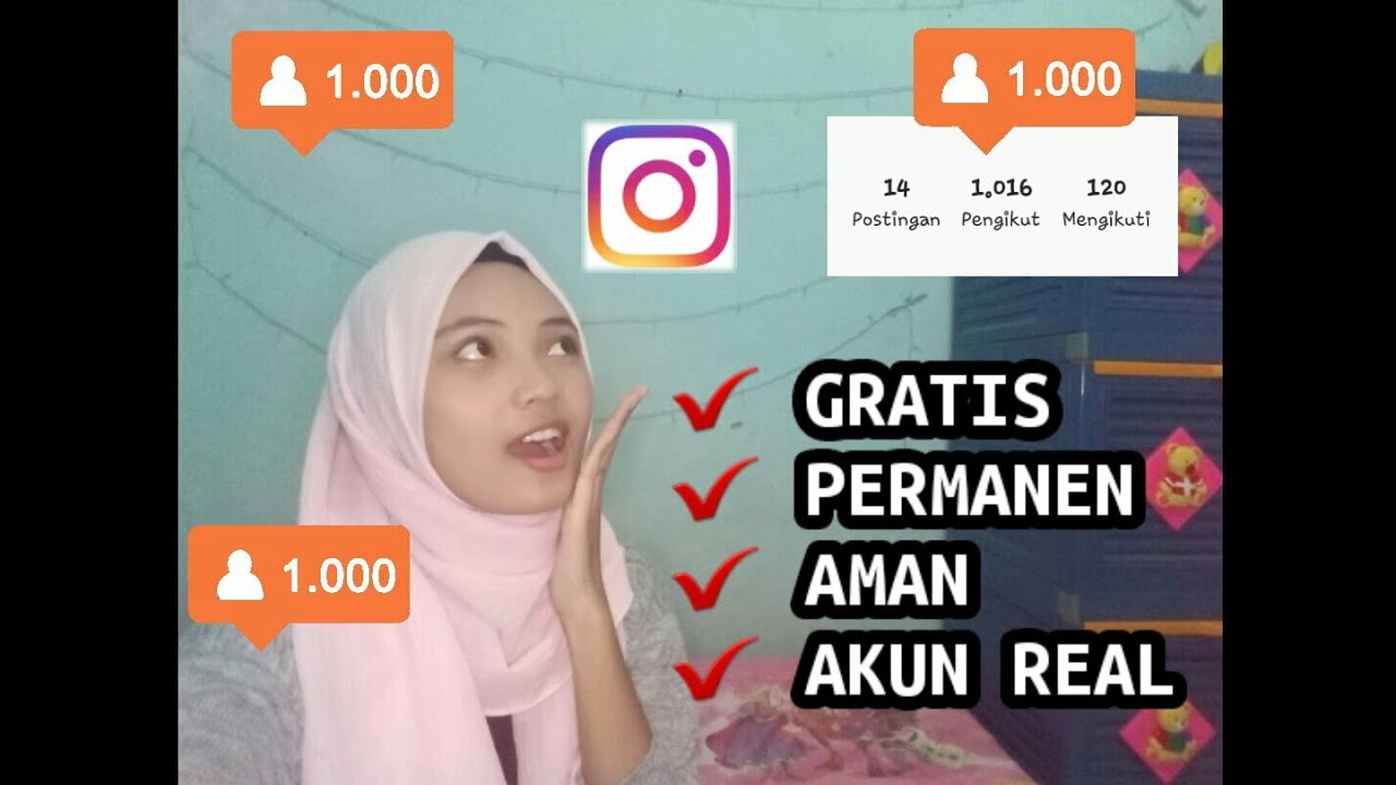 CARA MENAMBAH FOLLOWERS INSTAGRAM tanpa APLIKASI | GRATIS ...