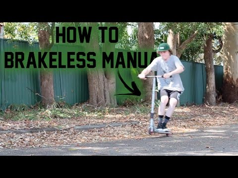 WIE BRAKE-LESS HANDBUCH auf einem Roller!