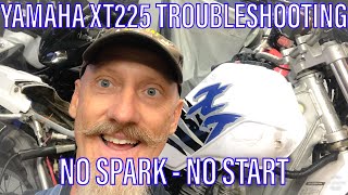 Yamaha XT225 Serow Troubleshooting, No Spark