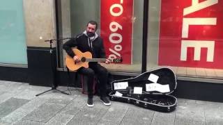 Dublin Street Singer Mick McLoughlin - The Fields of Athenry