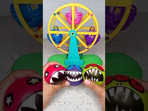 👾 Monsters on the Ferris wheel 🎡 🤪#trend #viral #squishys #satisfying #shortsviral