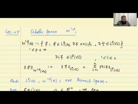 Lecture05 Sobolev spaces