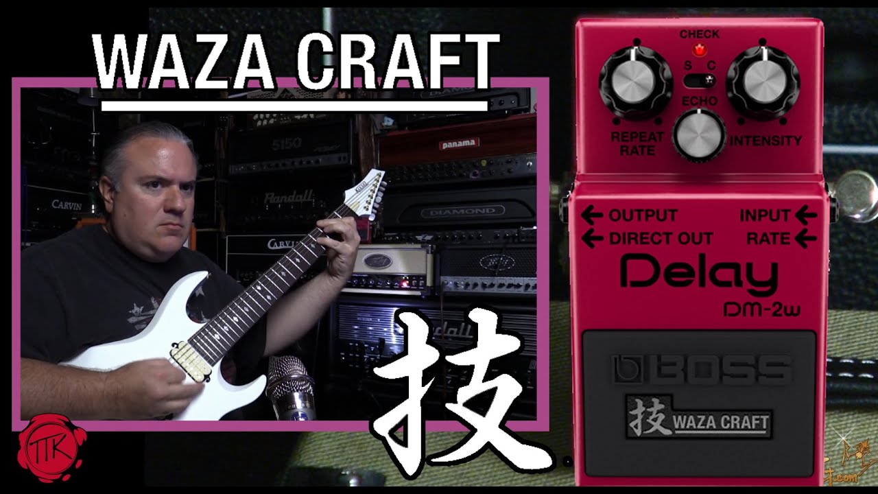 BOSS Delay WAZA CRAFT DM-2w - Demo & Review - YouTube