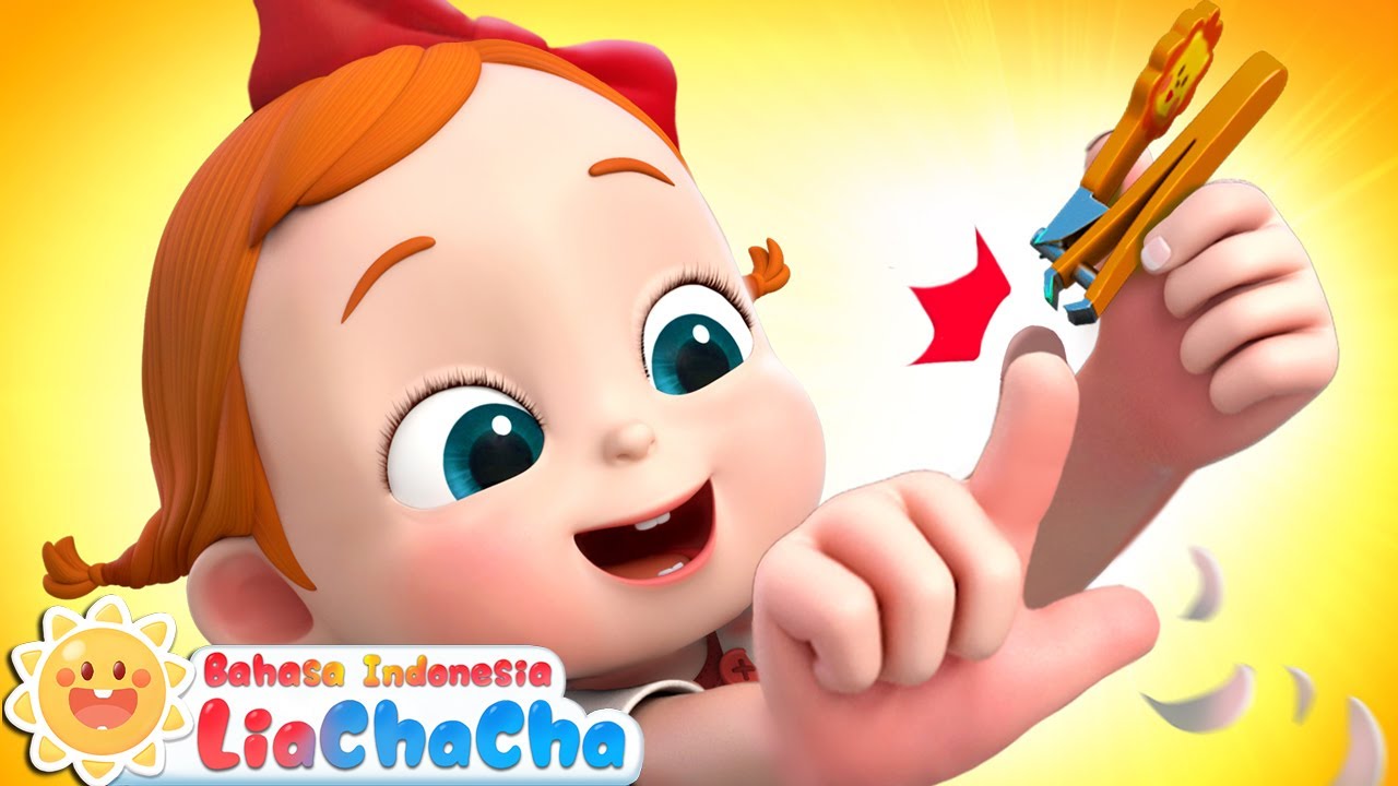 Bayi Memotong Kuku Panjang ✂️👶 | Kebiasaan Baik | Lagu Anak-anak | LiaChaCha Bahasa Indonesia