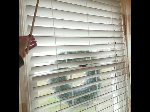 2 1/2" (Levolor) Cordless Blind demo and review