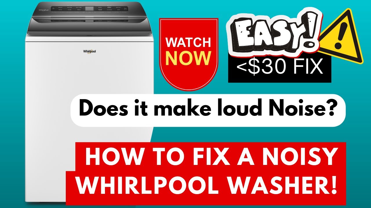 Стиральная машина Hirlpool издает громкий шум? [Быстрое решение]