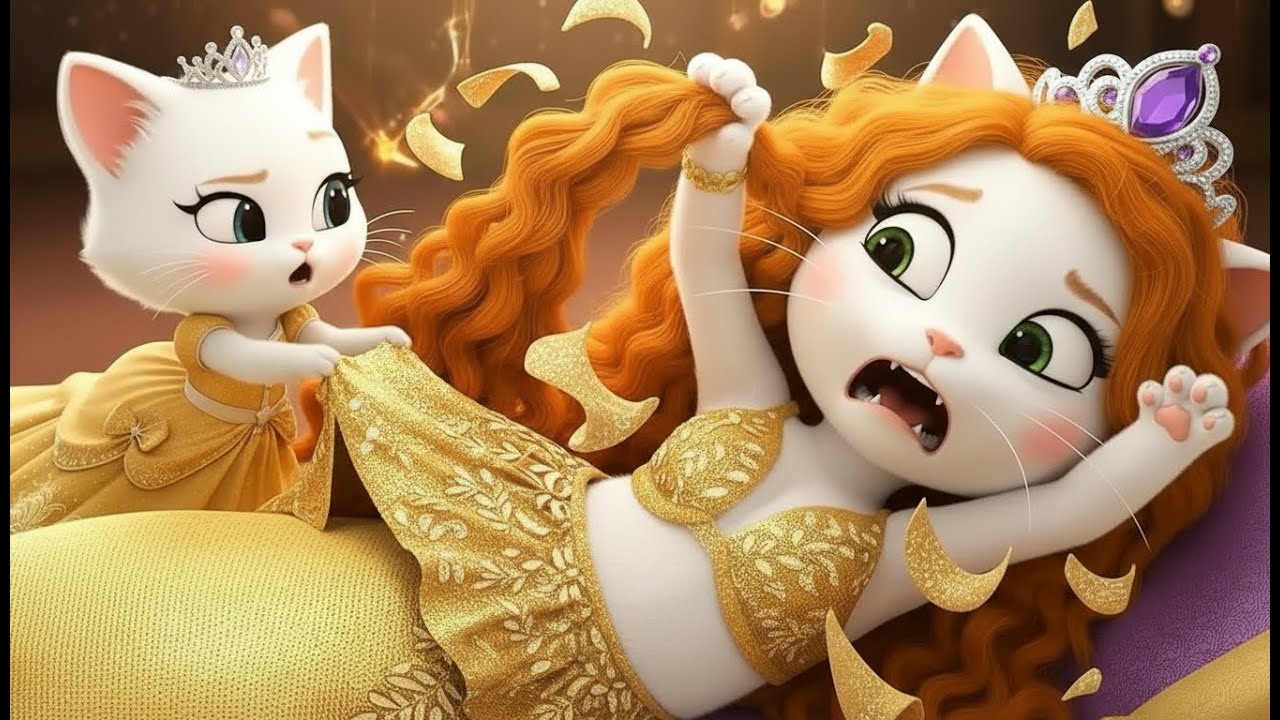 😼✂️ OMG!! The Jealous Cat Kitten Ruined Stepmom’s Princess Dress—Total Embarrassment! | Ai Cat Story