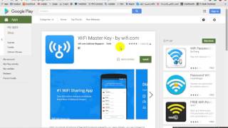 الإتصال بشبكات الواي فاي المقفلة بكلمة سر بسهولة عبر تطبيق wifi master key (اندوريد) screenshot 5