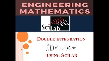 Double integration using Scilab