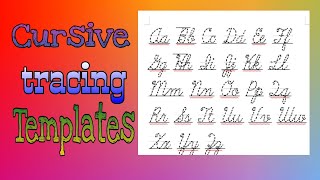 Easy way to create Cursive Tracing Templates | Taglish | Melanie Nacino Perez screenshot 2
