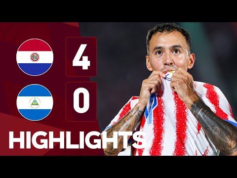 ¡¡GRAN VICTORIA Y AMBIENTE INCREÍBLE !! 4-0 Paraguay vs Nicaragua Highlights Almirón Kaku Romero Gol