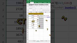 | Product formula in excel instantly | 0725 | #explore #exceltips