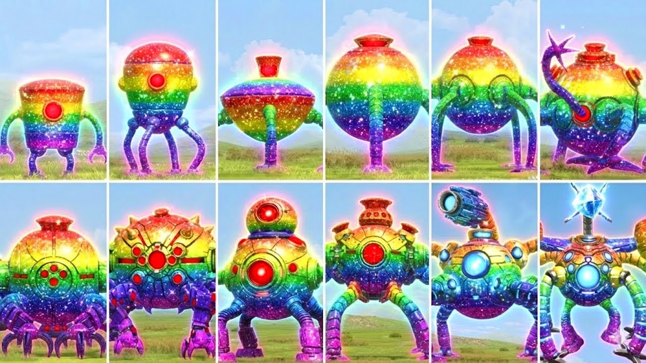 I Found Rainbow Materials Of Omnidroid Robot Family in Garry’s Mod