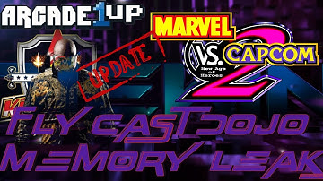 ARCADE 1UP & FLYCAST Dojo Update | Marvel Vs Capcom 2