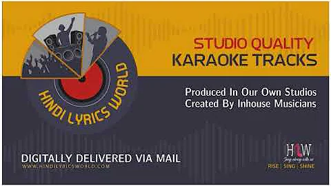 Jeevan Bhar Dhoonda Jisko Karaoke Track (Nadaan)