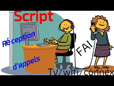 Exemples scripts réception d'appels/FAI probeme connexion /wifi/tv