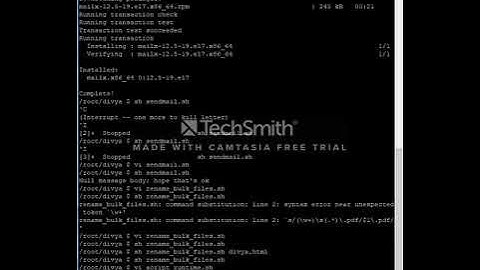 Bash scripting snippets 2