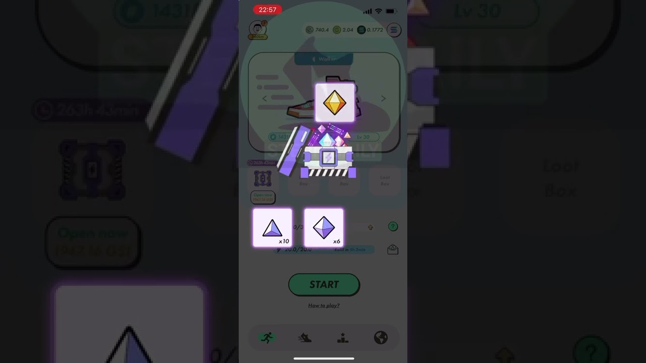 STEPN MYSTERY BOX LVL 8