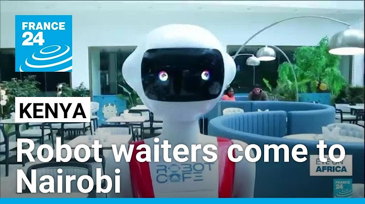 Robot waiters turn heads in Kenyan café • FRANCE 24 English