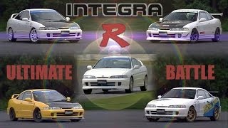 [ENG CC] Integra R Ultimate Battle  Spoon DC2's, J's DC2, BOSS DC2, EVO, GTR, NSX Tsukuba 2001