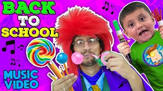 BACK to SCHOOL Music Video 🎵 FV Family DIY Edible School Supplies