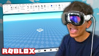 I Made a ROBLOX Game on APPLE VISION PRO!