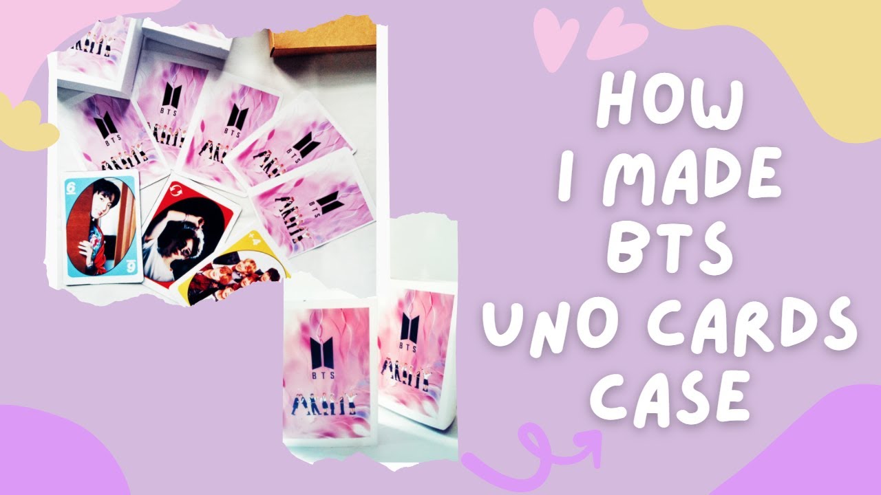 How I made BTS UNO CARD CASE|UNO Card box|Packing BTS UNO cards| BTS|BTS PRODUCTS|BTS DIY|