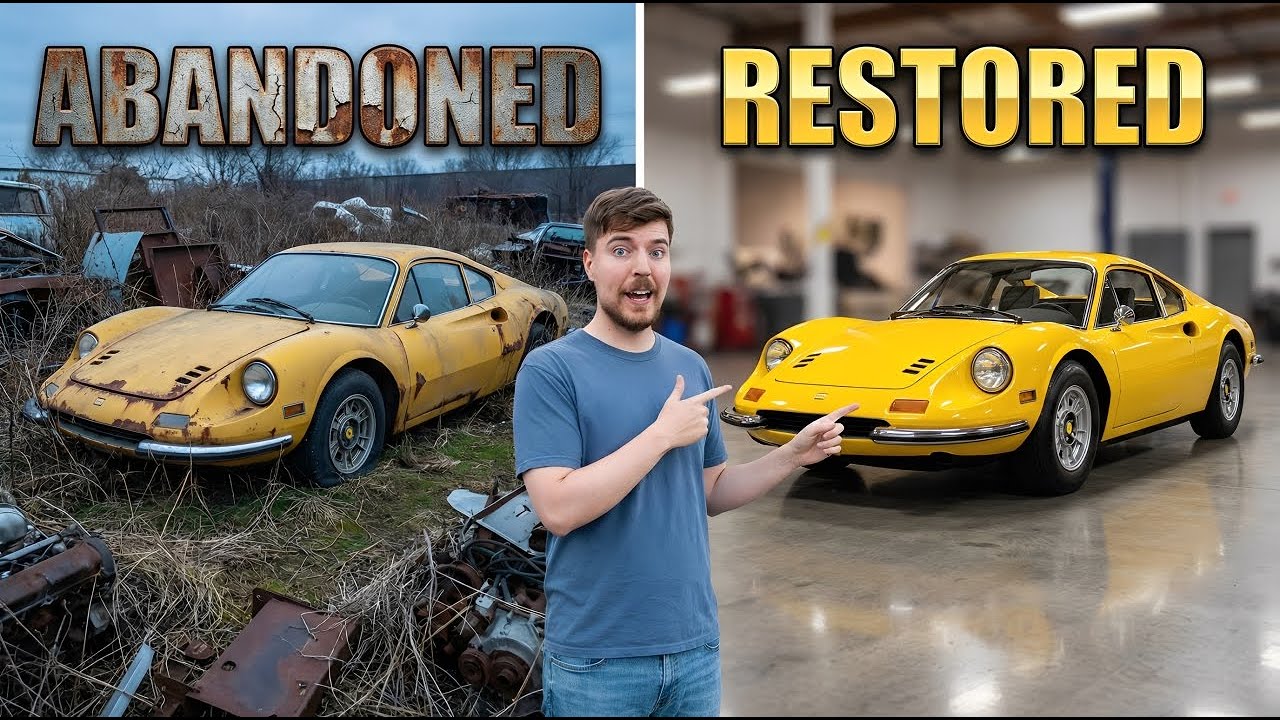 This Abandoned Ferrari Dino Was Given a Second Life Through a Full Precision Restoration