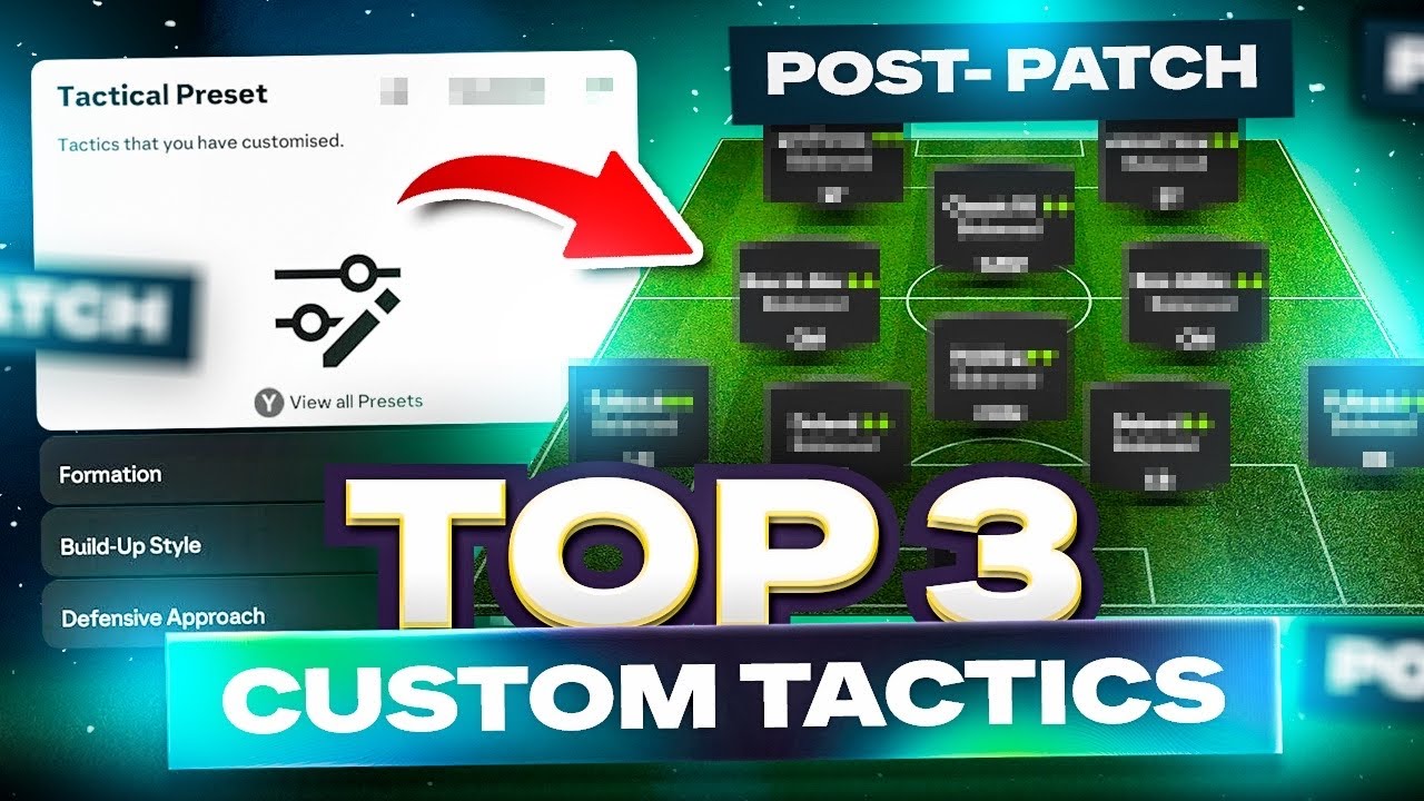 Top 3 Post Top 3 Post Patch 15-0 Meta Custom Tactics you NEED in FC 26! - YouTube