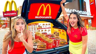 FIZ UM QUARTO SECRETO DO MCDONALDS NO CARRO QUE NINGUÉM PODE SABER !!!