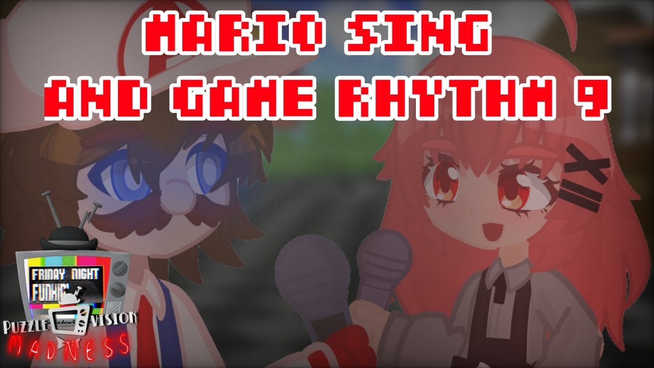 MARIO SING AND GAME RHYTHM 9 — PUZZLEVISION MADNESS 「FNF Covers」 - YouTube