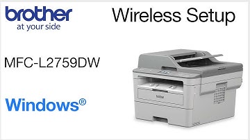 Connect MFCL2759DW to a wireless computer - Windows