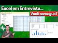Esse teste de Excel pode cair na sua Entrevista de Emprego! Planilha Grátis