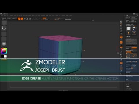 edge creasing zbrush