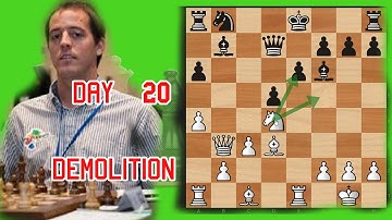 28 DAYS TO BETTER CHESS TACTICS - 20 - DEMOLITION OF PAWN STRUCTURE!