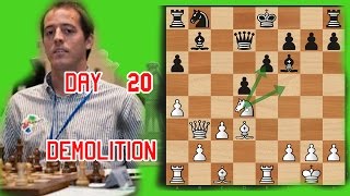 28 DAYS TO BETTER CHESS TACTICS - 20 - DEMOLITION OF PAWN STRUCTURE! screenshot 4