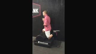 Isometric hamstring contraction