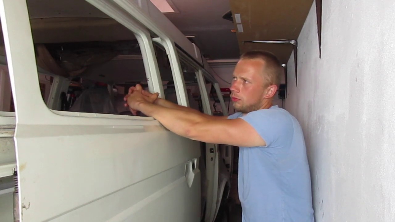 VW T3 Restauration Schiebetür Kugellager tauschen, Flüsterrollen einsetzen, VW T3 Camper