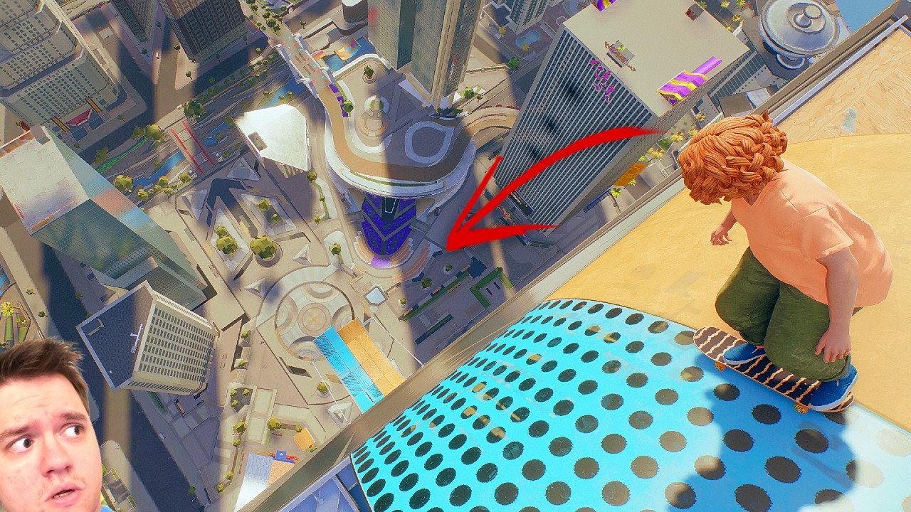 Skate pe cel mai INALT BLOC din LUME