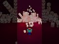 Can Steve Break 10 Layers of Boxes? #minecraft