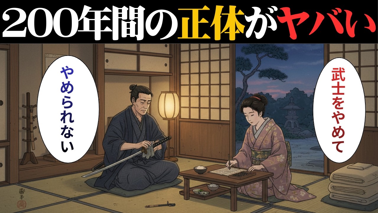 【江戸時代への旅】戦わない武士の一日──なぜ200年以上も武士であり続けたのか？|江戸文化|武士の一日