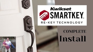 Kwikset Montara SmartKey Front Door Lock Set Install DIY #homeimprovement #diy #how