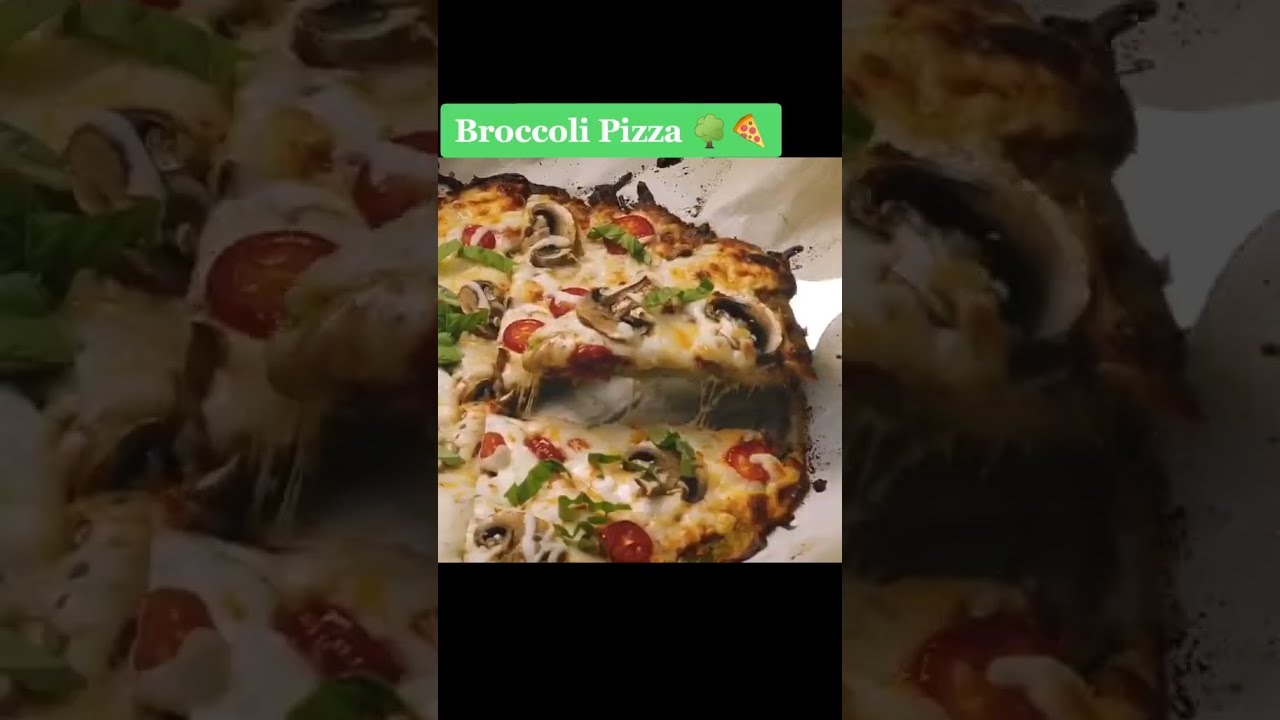 Broccoli Pizza Crust Recipe Low Carb, Keto shorts YouTube