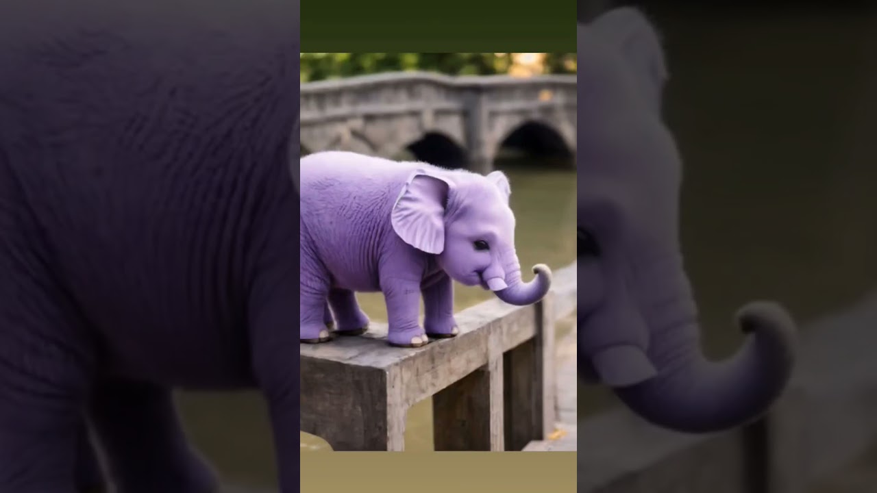 Color Changing elephan | Which color is your favourite? 