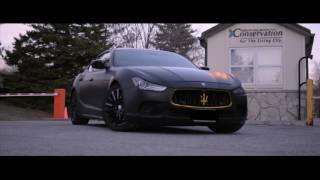 Maserati - Flat black and Gold accent -Phantom Autos