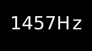 Speaker Sound Test 1457Hz