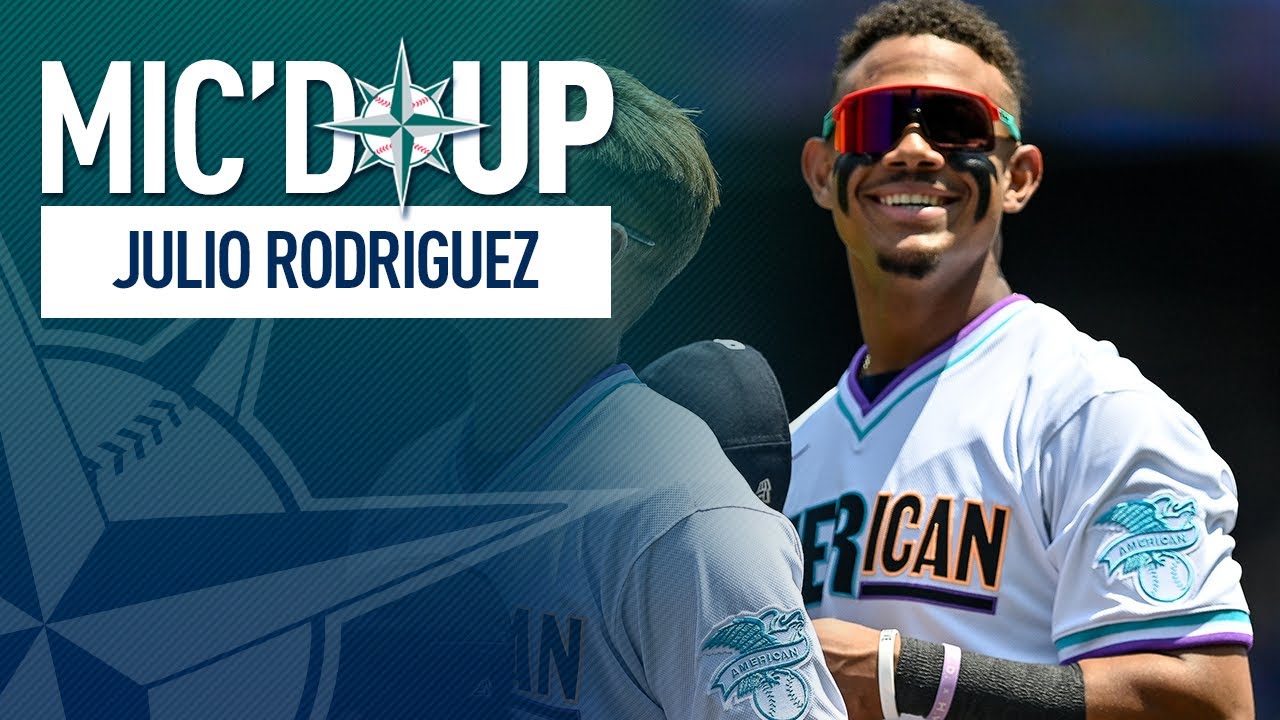 Julio Rodríguez Mic'd Up at 2021 Futures Game 