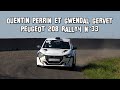 Rallye des bornes 2022  peugeot rally 4 n33  quentin perrin et gwendal gervet
