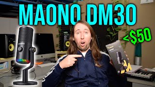 MAONO DM30 Gaming Microphone Review 2023