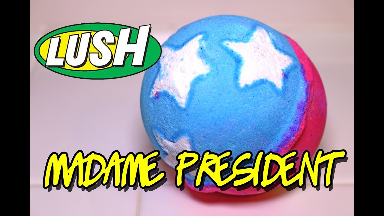 Lush MADAME PRESIDENT Bath Bomb ⭐ MOTHER'S DAY 2018 DEMO & REVIEW Underwater View